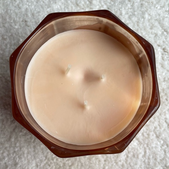 Scentworx by Harry Slatkin Peach Sangria Candle 3 Wick Wine Apple Lemon 14.5oz - Picture 7 of 8